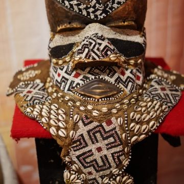 “The Cultures of Black Africa, celebrated through their Masks, Music and sculpture  Objects,”